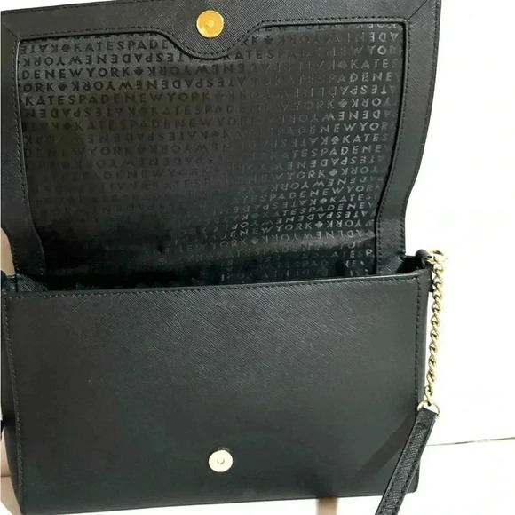 Kate spade black leather crossbody handbag - Picture 7 of 11